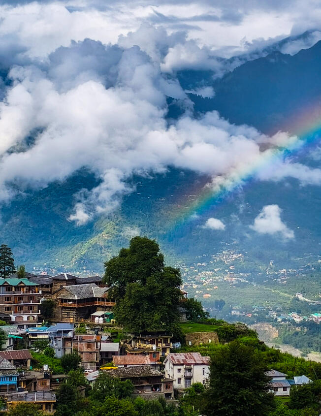 Rainbow from Naggar