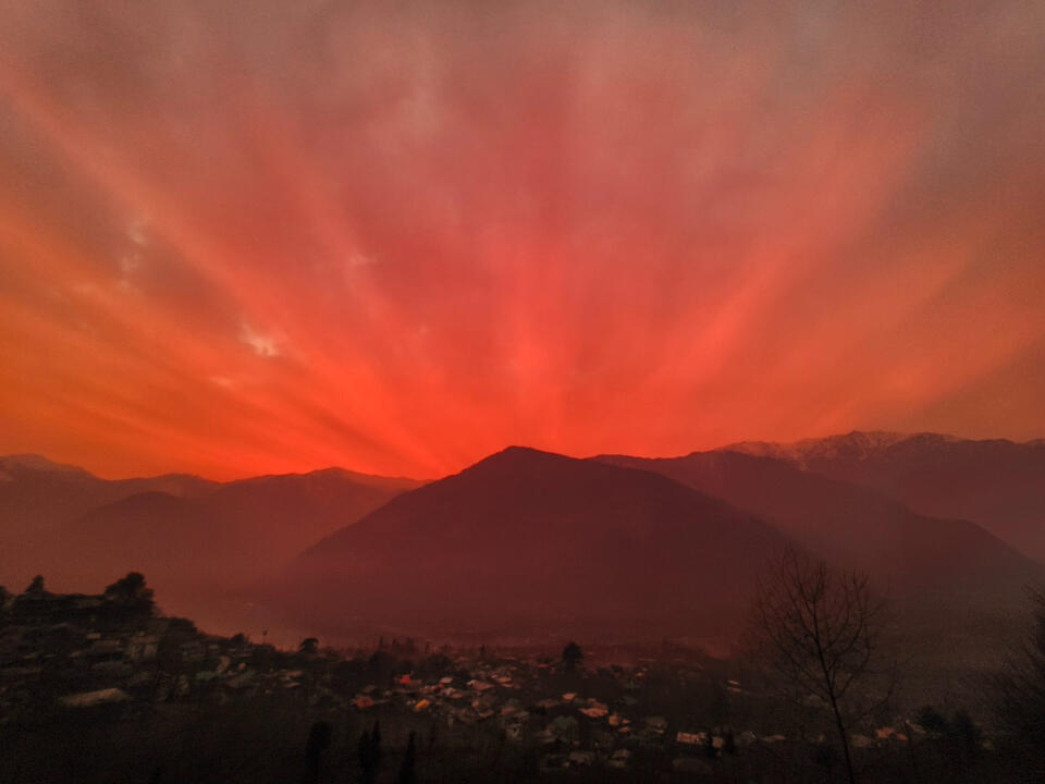 Sunset from Naggar Sunset from Naggar